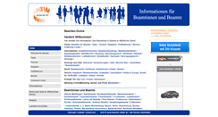 Desktop Screenshot of beamten-online.de